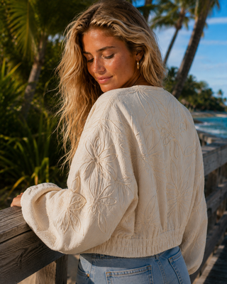Ecru Bloom Jacket