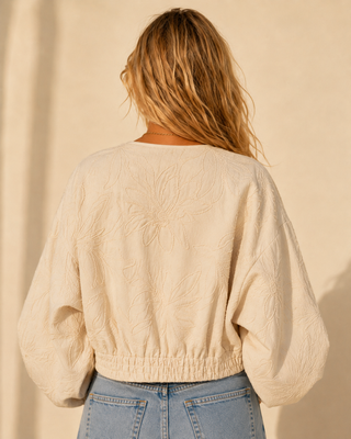 Ecru Bloom Jacket
