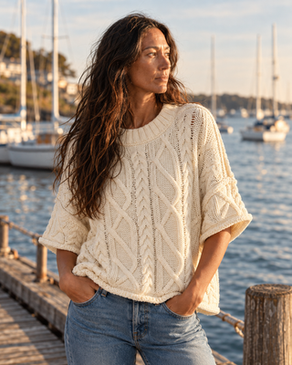 The Après Coast Knit Top - Cream