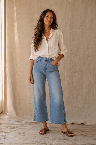 The Tide Line Wide-Leg Jean