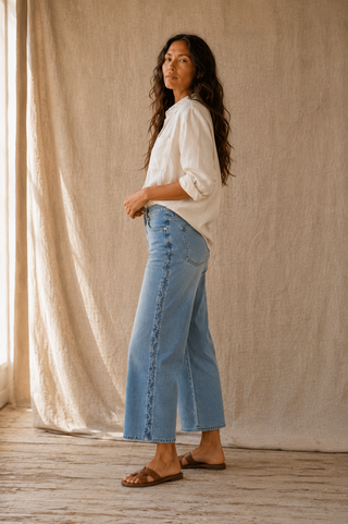 The Tide Line Wide-Leg Jean