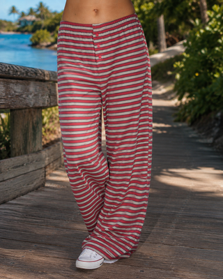 Poppy Stripe Lounge Pant