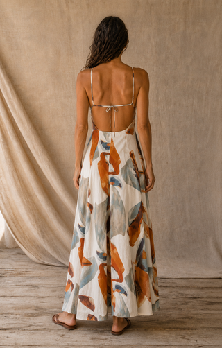The Terracotta Tide Maxi Dress