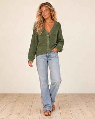 Easy Morning Cardigan - Sage