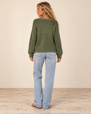 Easy Morning Cardigan - Sage