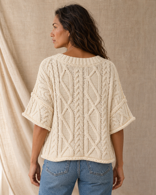 The Après Coast Knit Top - Cream