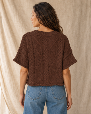 The Après Coast Knit Top - Brown