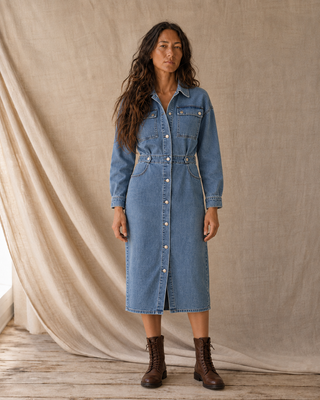 The Western Tide Denim Dress