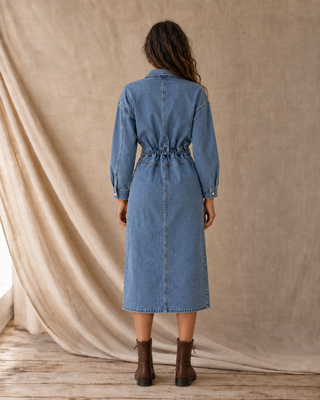The Western Tide Denim Dress
