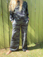 Onyx Camo cloud fleece sweatpants