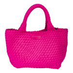 PARKER & HYDE Classic Woven Tote-Berry