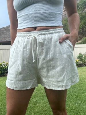 Aces embroidered shorts