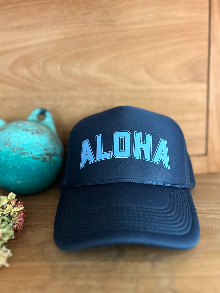 College of Aloha trucker hat