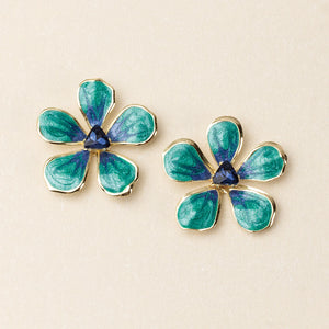 SCOUT Sparkle & Shine Enamel Flower Earring