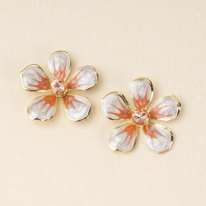 SCOUT Sparkle & Shine Enamel Flower Earring