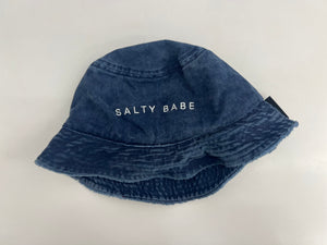 Salty Babe distressed bucket hat