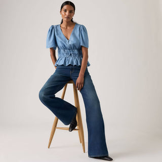 LEVI'S Middy Loose Bootcut Jeans in Good Fortune