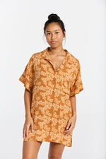 BENOA Aloha shirt dress-Lei