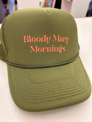 Bloody Mary Mornings trucker hat