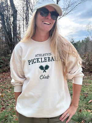 Pickleball Embroidered sweatshirt