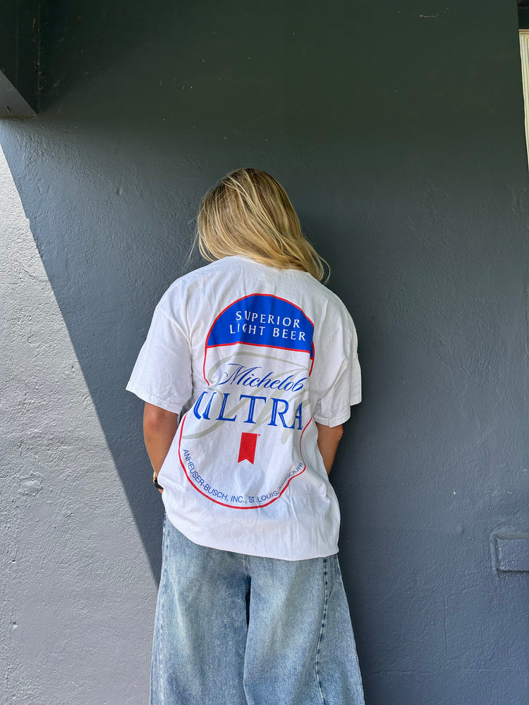 Michelob Ultra flea market tee