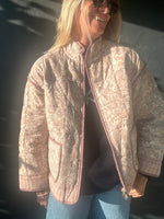 Vintage Rose quilted jacket