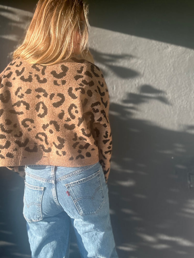 Can You Feel It leopard print sweater