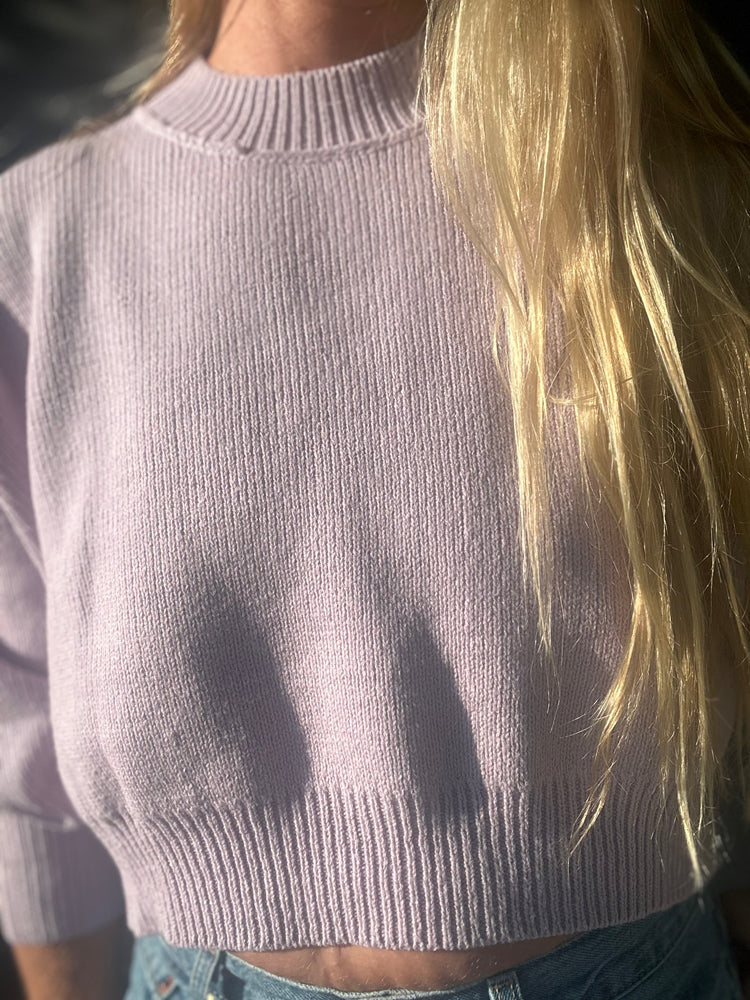 Macha Lilacs cropped sweater