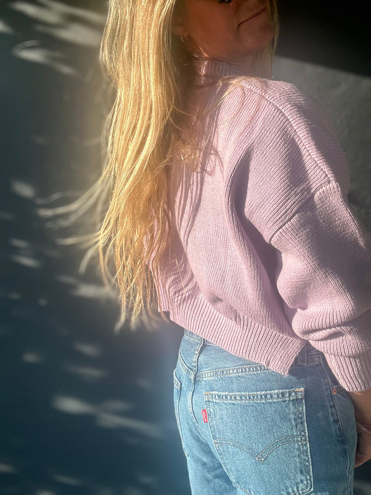 Macha Lilacs cropped sweater