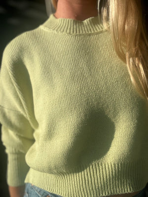 Macha Lilacs cropped sweater