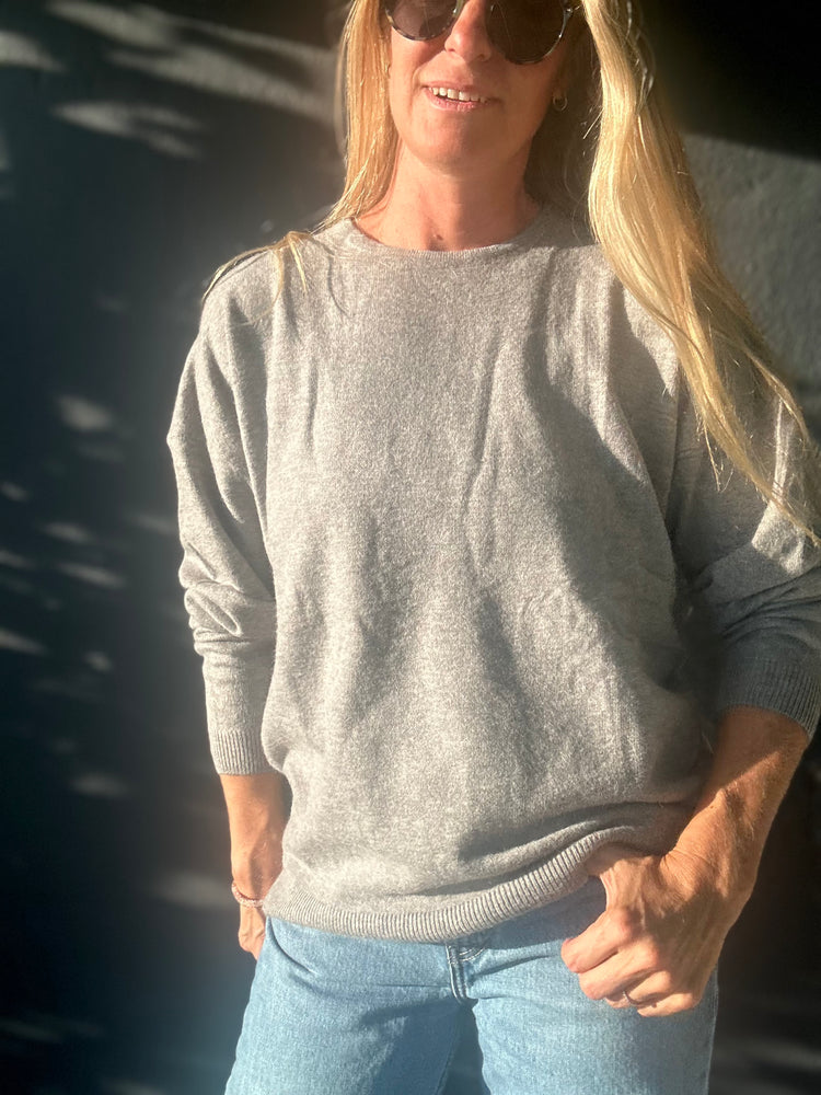 Cashmere Valley crewneck sweater