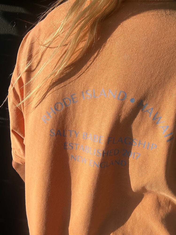 SB Flagship tee shirt-creamsicle