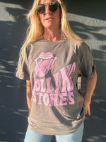 Rolling Stones Dazed Charcoal thrifted tee