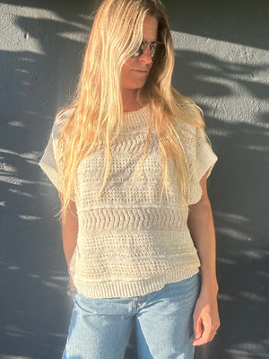 Audette crochet sweater