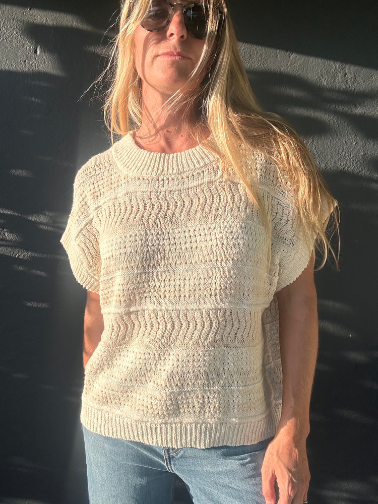 Audette crochet sweater