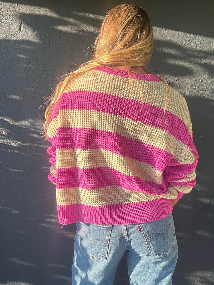 Point of Interest striped sweater