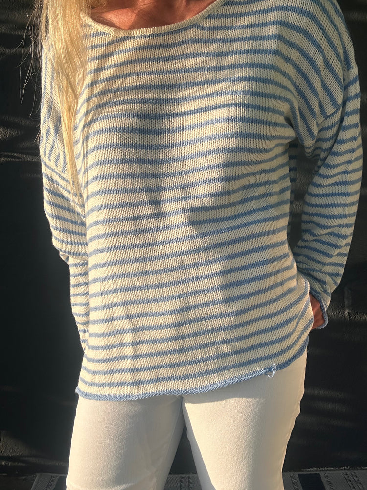 Coastal Classic stripe sweater