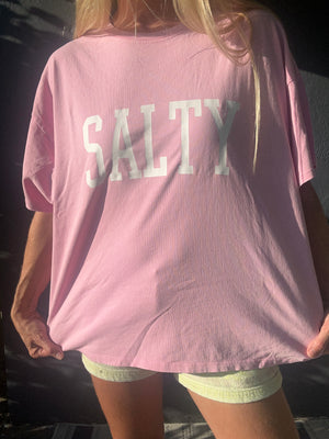 Salty graphic oversized tee