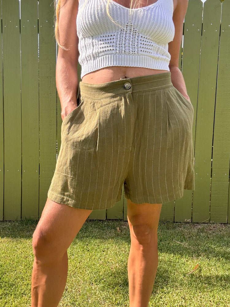 Olive Juice linen short