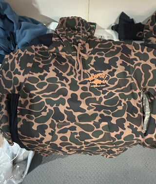 Newport Striped Bass Hoodie - Duck Camo