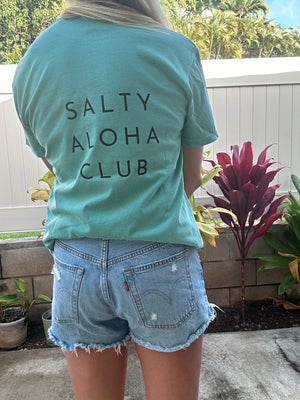 Salty Aloha Club tee