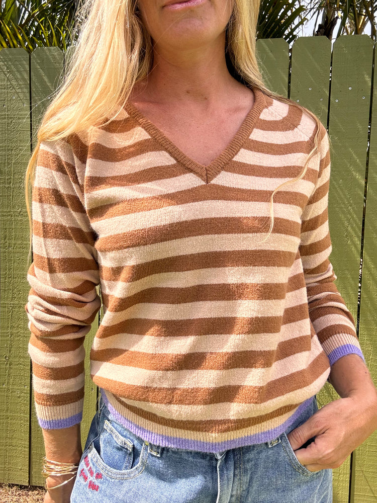 Emery striped  sweater