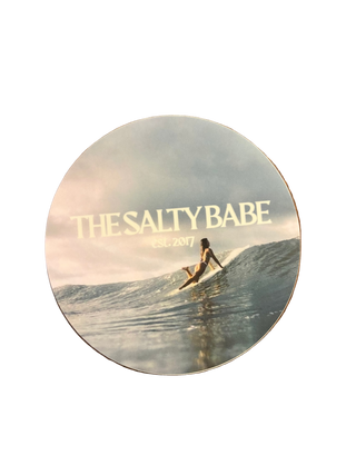The Salty Babe Surfer Sticker