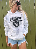 Raiders tie dye hoodie