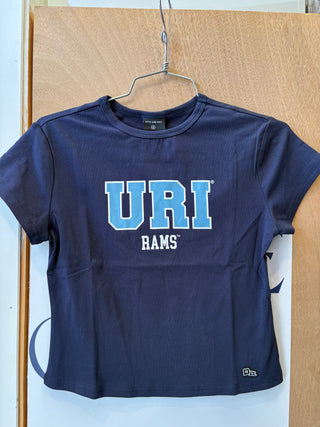 URI Baby Tee - Navy
