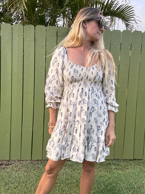 Giddy Up Tiered Mini Dress