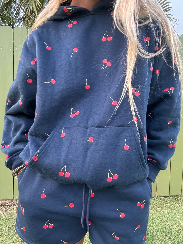 Cherry Lime Rickey hooded sweatshirt