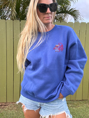 Rodeo Cowgirl Embroidered Sweatshirt