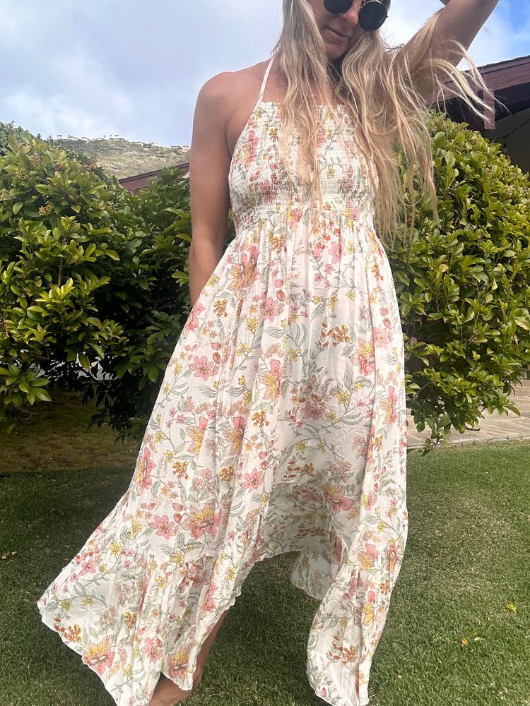 FREE PEOPLE Heat Wave printed maxi dress-Floral Combo