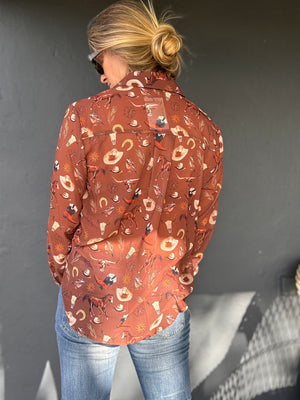 Russet Western Long Sleeve Shirt